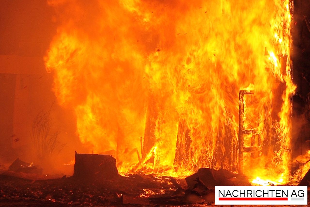 Großbrand in Bad Harzburg: Elektroschrott geht in Flammen auf!